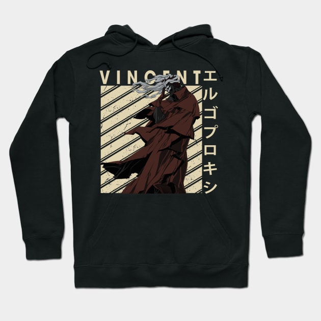 Ergo Proxy Enigma Vincent's Existential Quest Hoodie by Iron Astronaut